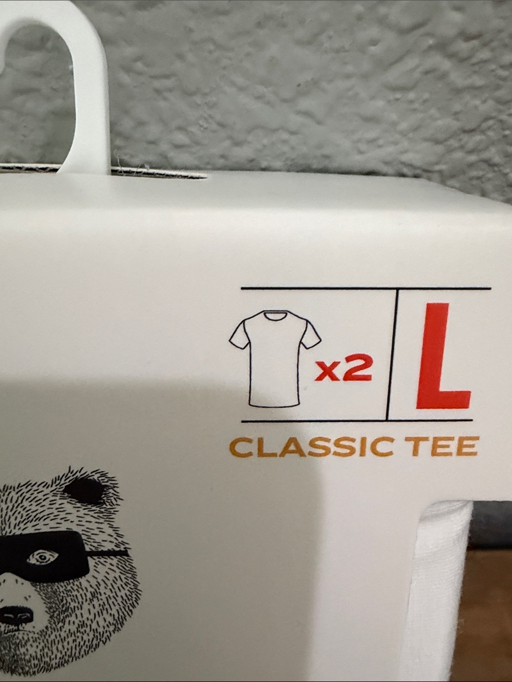 Pair of Thieves Classic Tees - White 2 pack size large (Men's) - Picture 3 of 4
